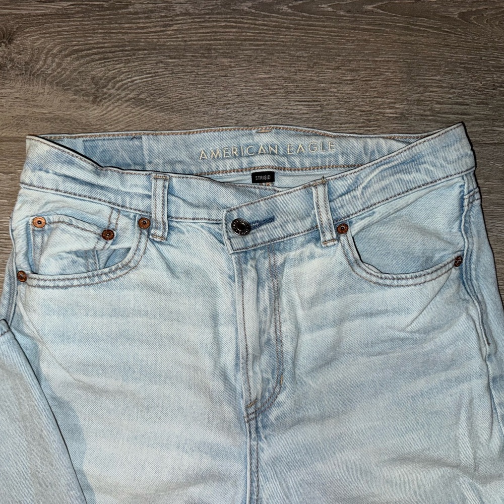 AMERICAN EAGLE Highest Rise Baggy Straight Jean - Picture 3 of 6